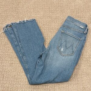 MOTHER Light Blue Straight Leg Jeans